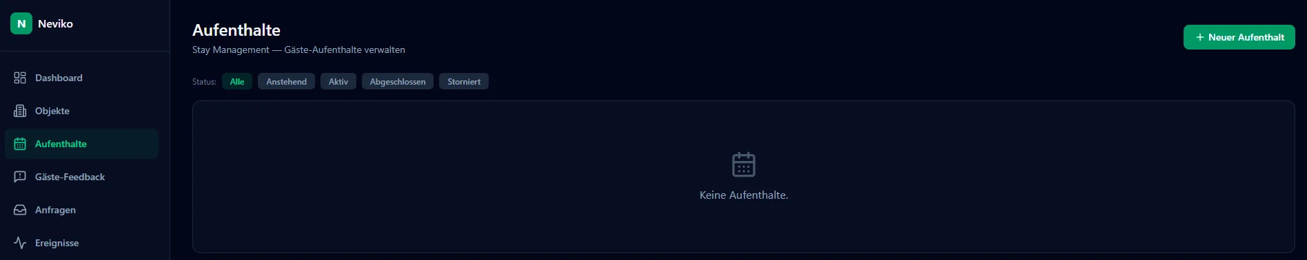 Aufenthalte im Blick